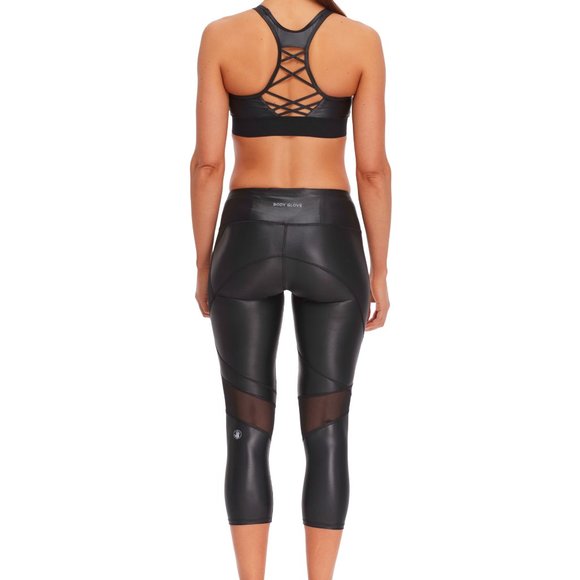 Body Glove NYX Capri Legging in Wet Look XS-XL - Picture 8 of 10